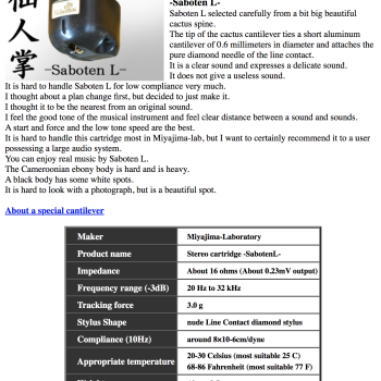 CARTRIDGES SABOTEN L